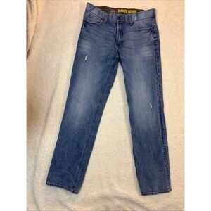 Lee Jeans Extreme Motion Slim Tapered Fit Blue Mens 32w 32L Denim Elastic Waist